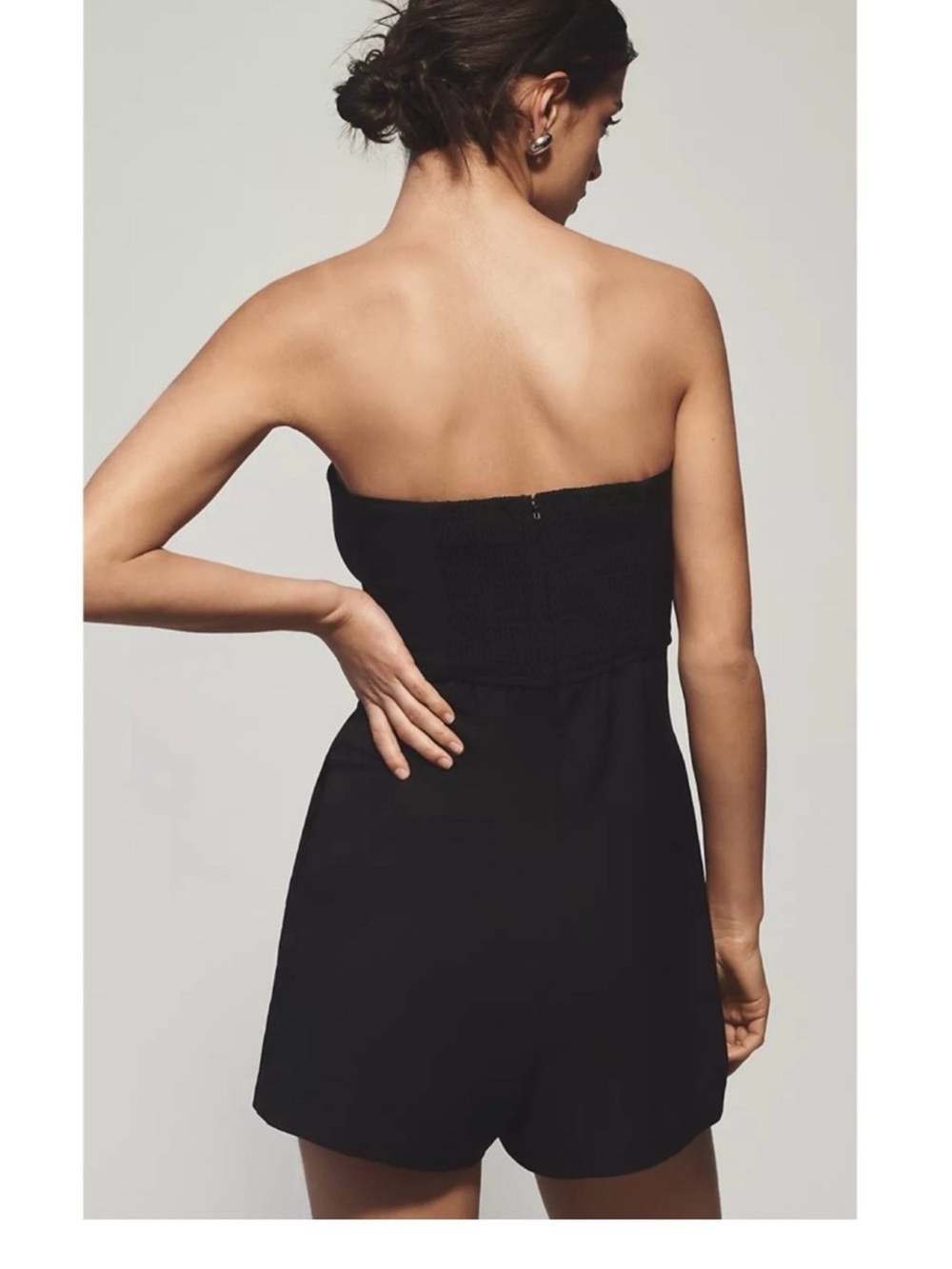 Hutch Anthropologie strapless Black Romper - Picture 2 of 8